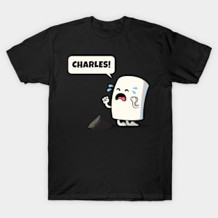 Camping Marshmallow missing it's friend T-Shirt